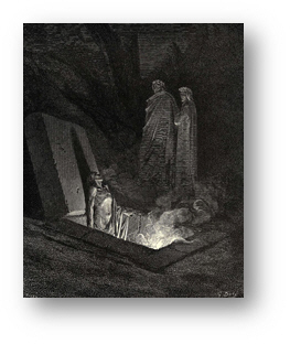 Dore's Depiction of Hell from the Divine Comedy of Dante Allighieri