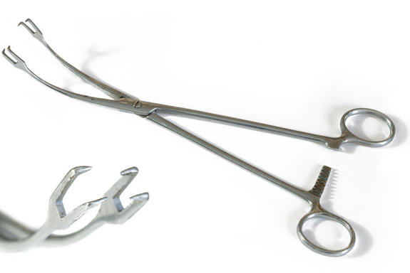 Abortionist's Locking Clamps