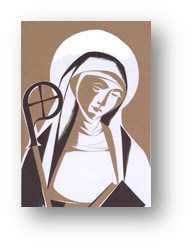 St. Colette by a Poor Clare Nun, Ty Mam Duw, Wales
