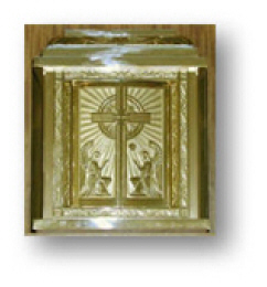 Tabernacle containing Jesus Christ in the Most Holy Eucharist