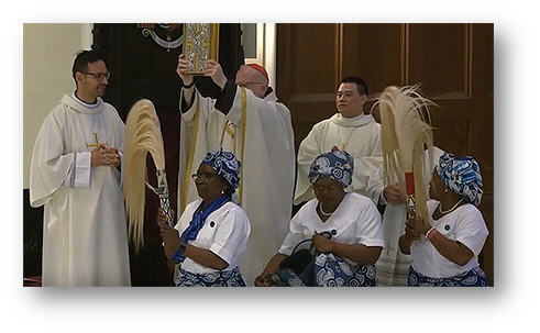 A Strange Ritual during the Priestly Ordination of 11 Men in Boston May 25 2024